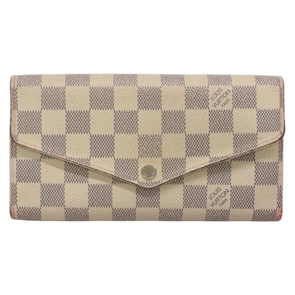 LOUIS VUITTON Damier Azur Portefeuille Sarah Long Wallet - Picture 1 of 15